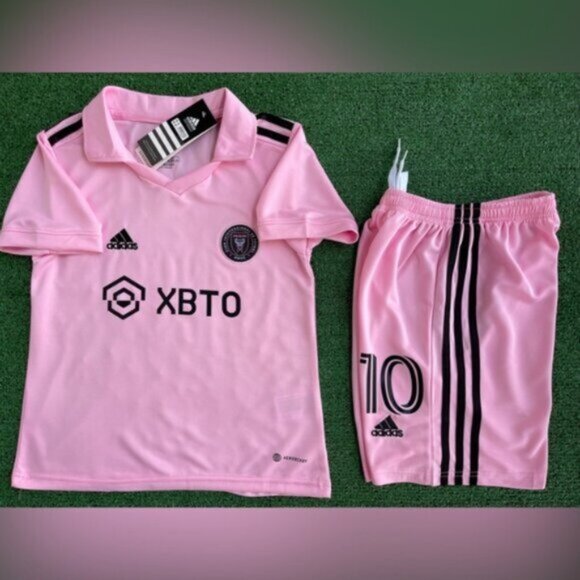 2023 Inter Miami kids soccer jersey youth soccer Messi - Picture 2 of 12